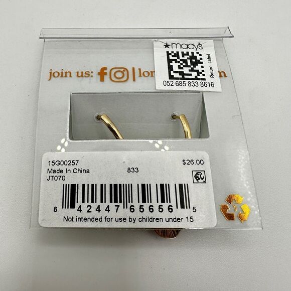 NWT Lonna & Lilly Mother of Pearl and Gold tone dangle earrings! - Picture 5 of 10